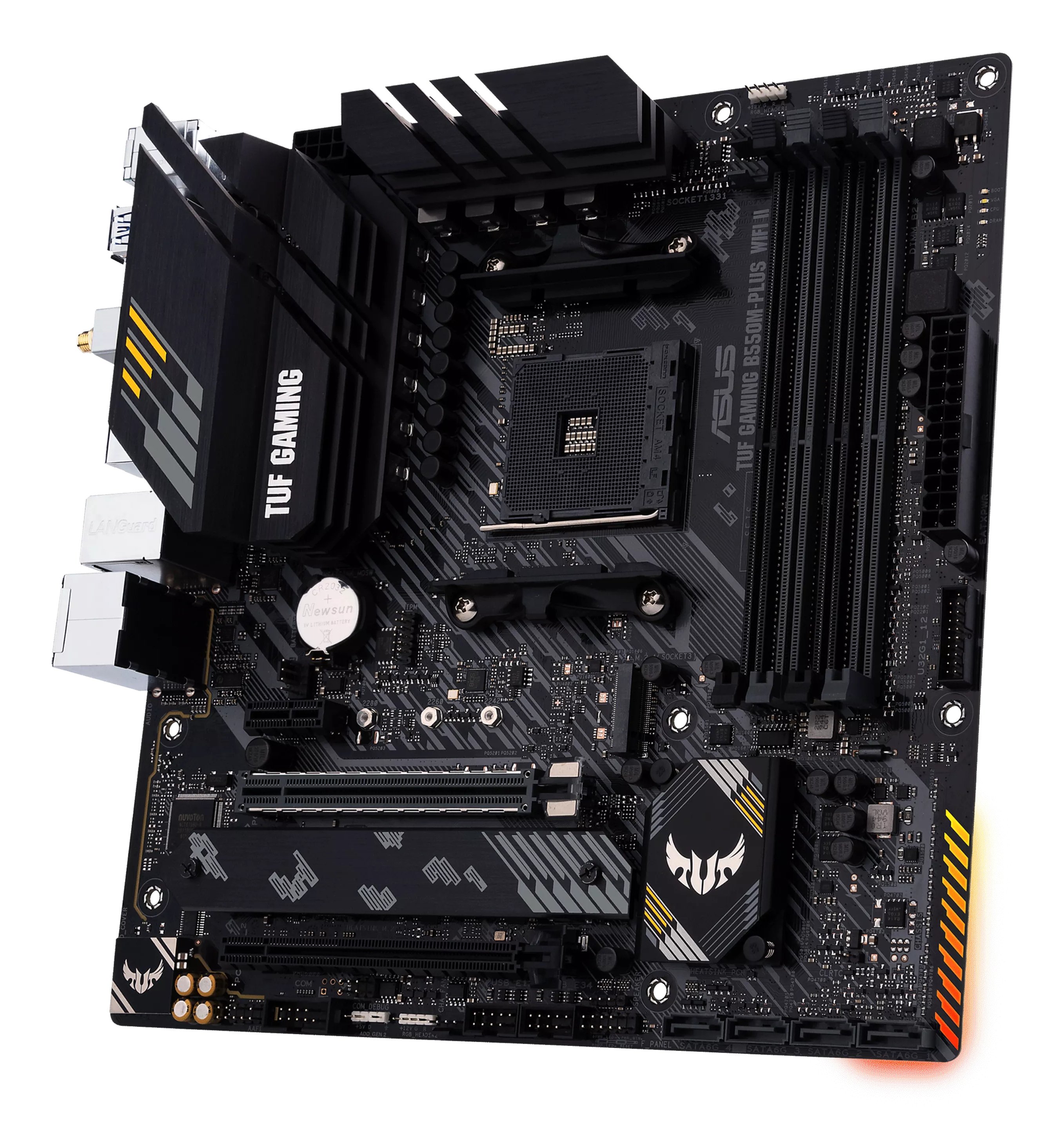 ASUS TUF GAMING B550M-PLUS — Socket AM4, WiFi integrado 6