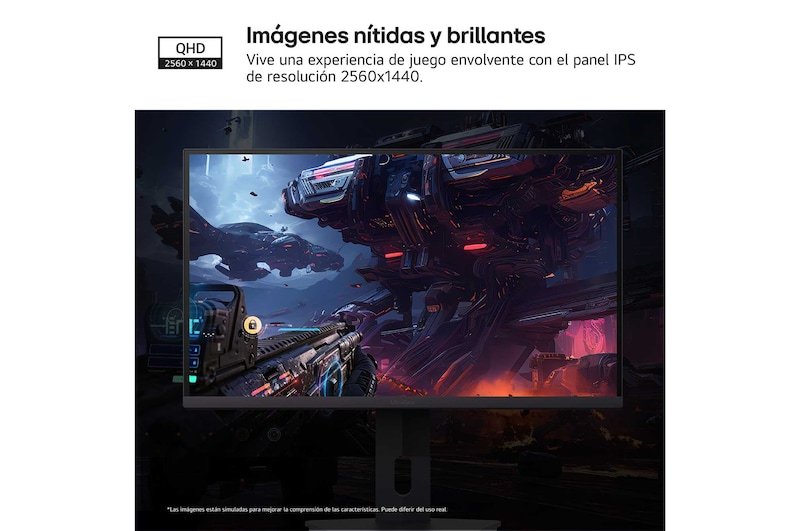 LG UltraGear 27G610A-B — Monitor 27" QHD 200Hz IPS regulable 3
