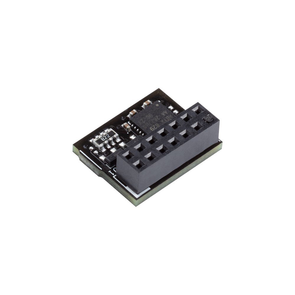 ASUS TPM-SPI 14-1 — Módulo TPM Nuvoton NPCT750 TCG 2.0 3