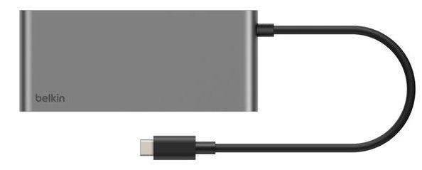 Belkin INC024HQSGY — Docking USB-C con Ethernet 2.5Gb y HDMI 3