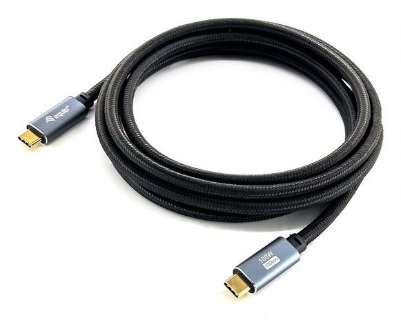 EQUIP 128359 — Cable USB-C 3.2 Gen2, 3m, 100W, 10Gbps — vista detalle 1
