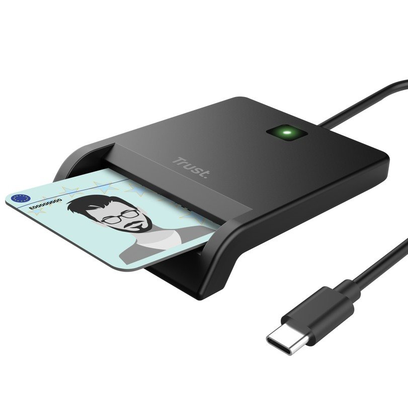 TRUST Primo USB-C — Lector DNIe/eID con conexión USB-C 2