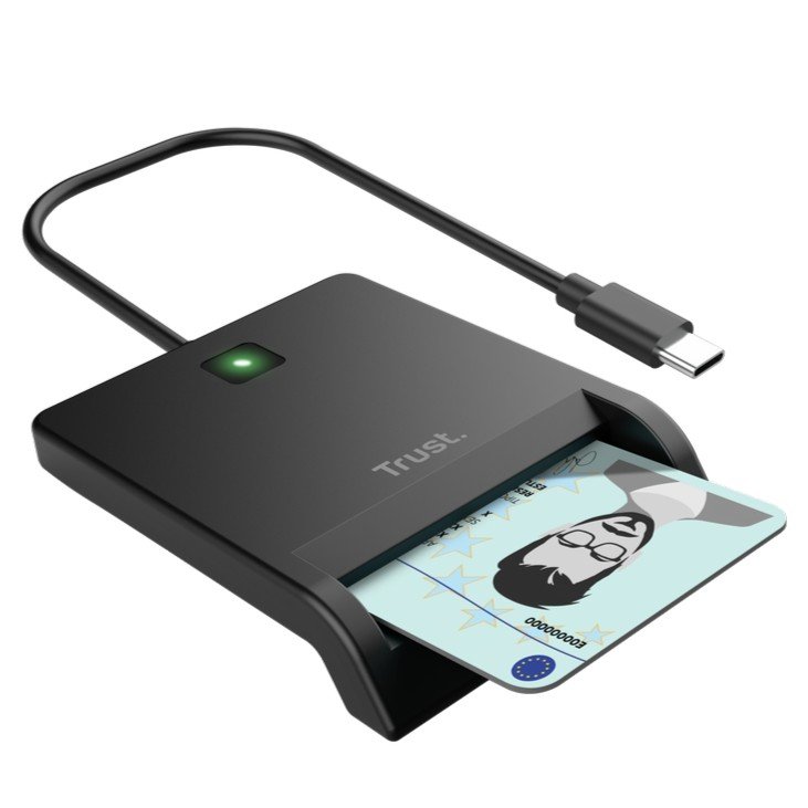 TRUST Primo USB-C — Lector DNIe/eID con conexión USB-C 4