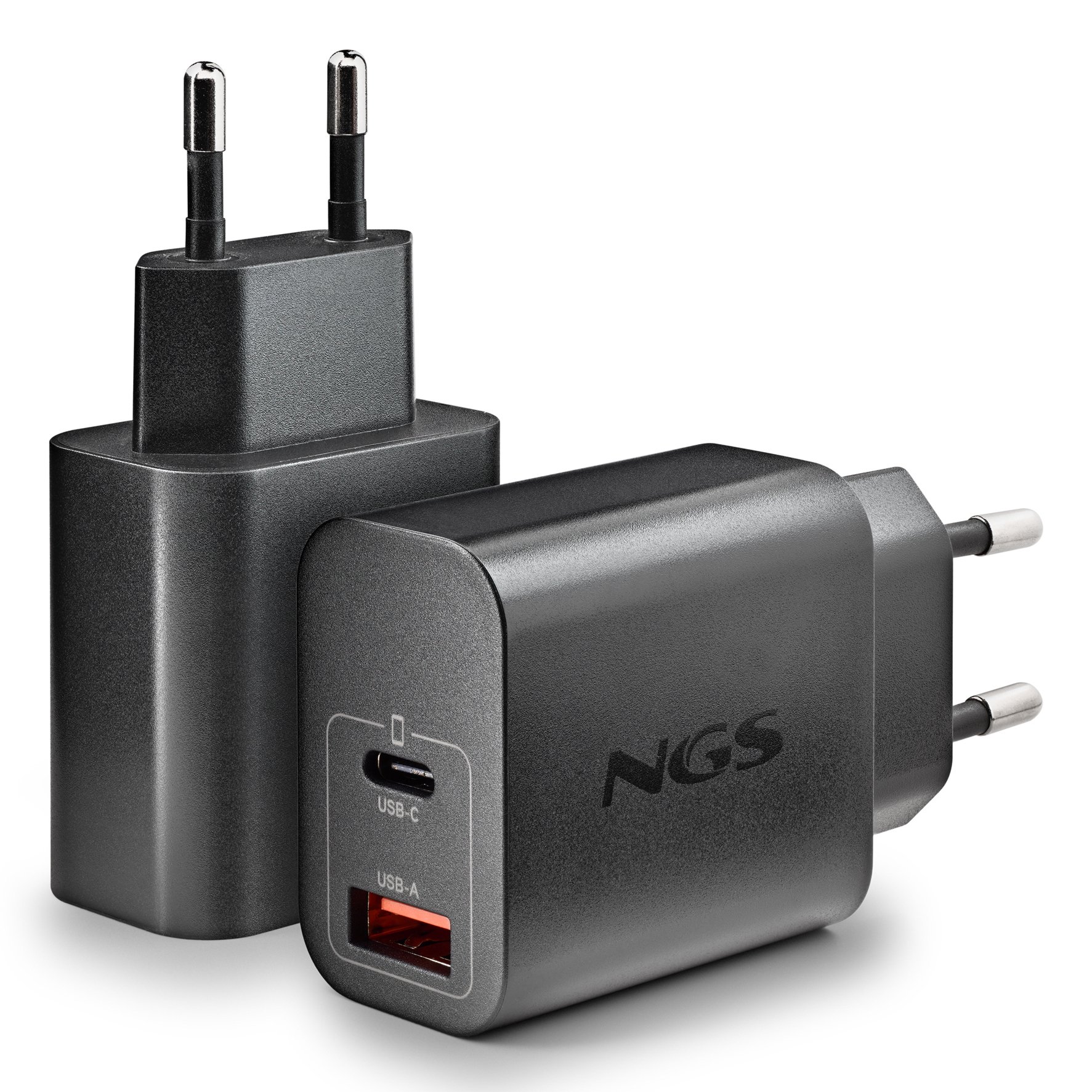 NGS ERA 30W — Cargador USB-C y USB-A Negro 3
