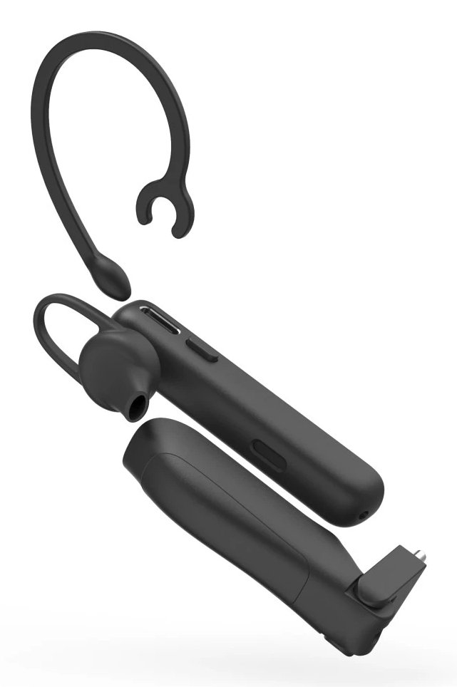 Auricular Intrauditivo Bluetooth MY Voice Station MONO Multipunto Control Volumen Negro — vista detalle 1
