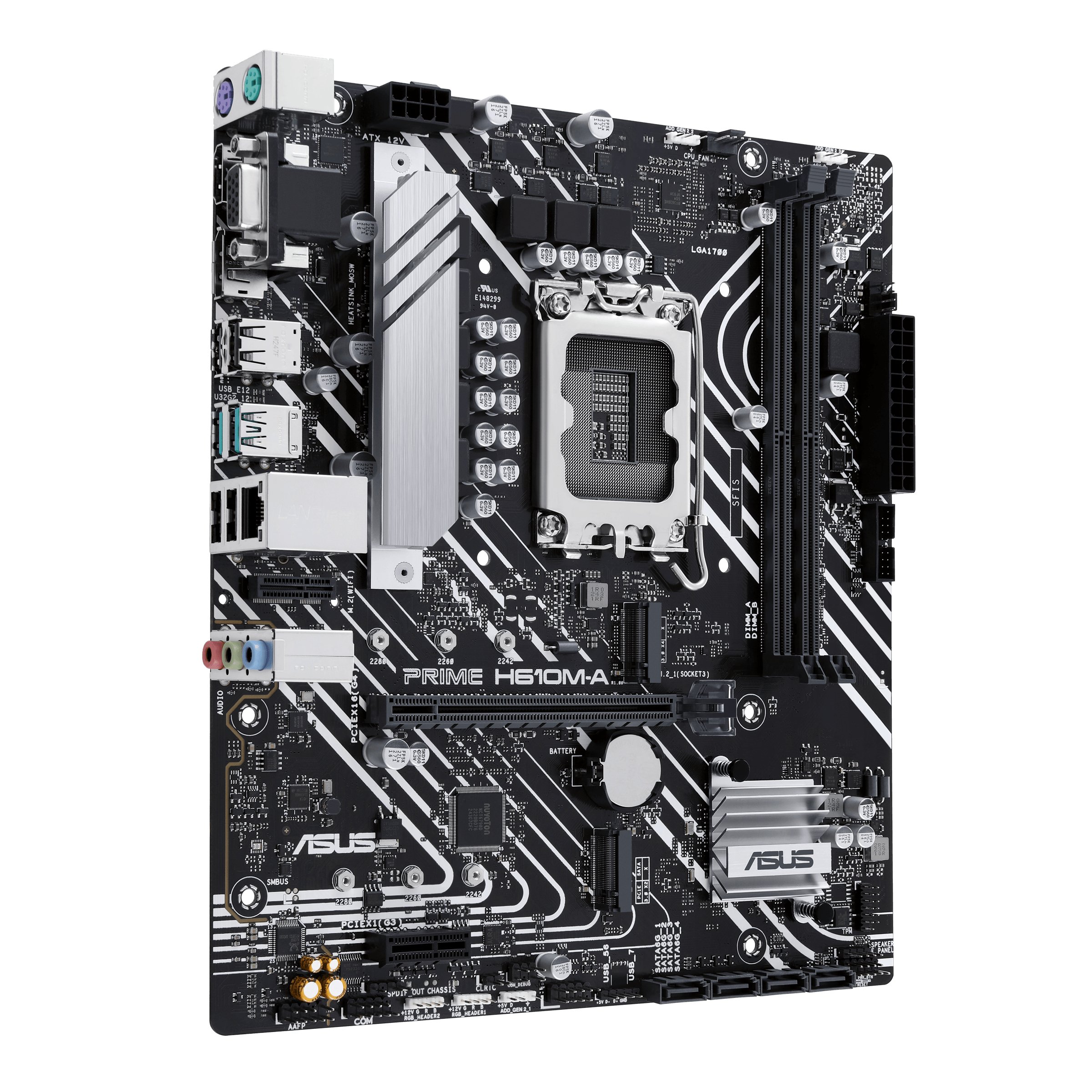 ASUS PRIME H610M-A — Socket 1700 DDR5, compatible con Intel 12ª-14ª gen 2