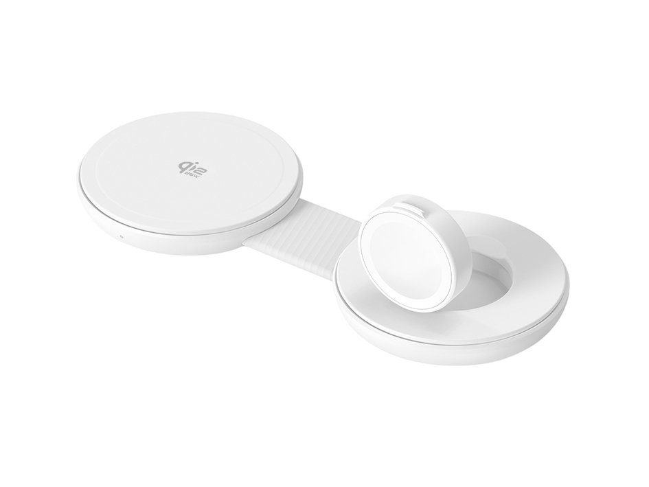 CONCEPTRONIC GORGON04W — Cargador inalámbrico Qi2 25W soporte magnético plegable 2