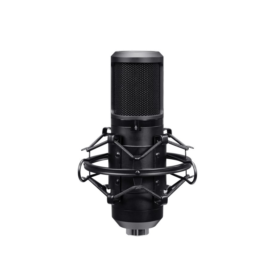 Microfono USB GXT 270 Emita II Cardioide Brazo Ajustable Antivibracion MUTE Negro — vista detalle 2