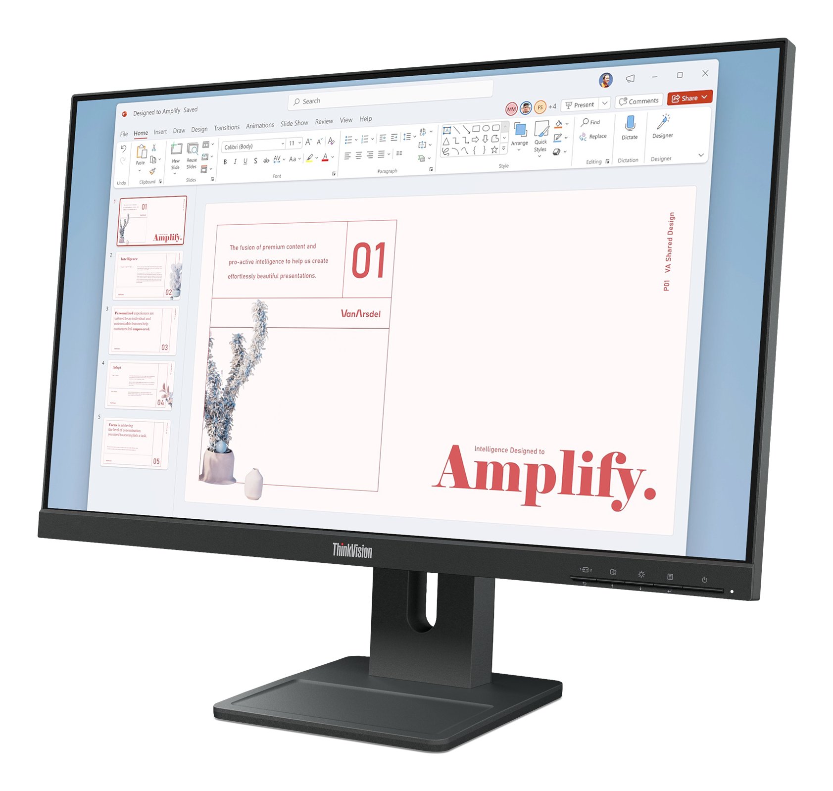 Monitor 24" DP HDMI VGA E24-40 FHD 100Hz Regulable en Altura Pivotante con Altavoces — vista detalle 1