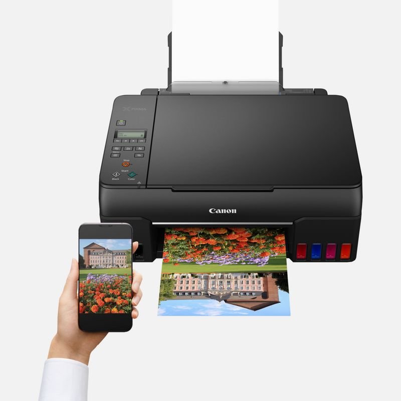 Multifuncion Inkjet Pixma G650 4PPM WIFI USB FOTO 6 Tintas Bandeja 100 Color Negro — vista detalle 2