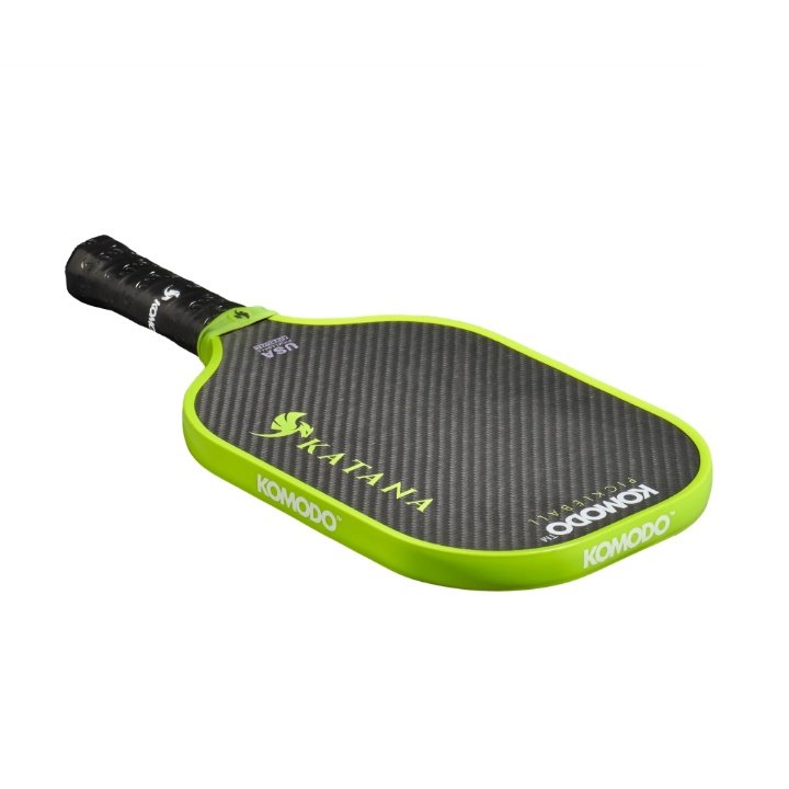 KOMODO KATANA — Pala pickleball verde Kevlar Pro, núcleo polipropileno 16mm