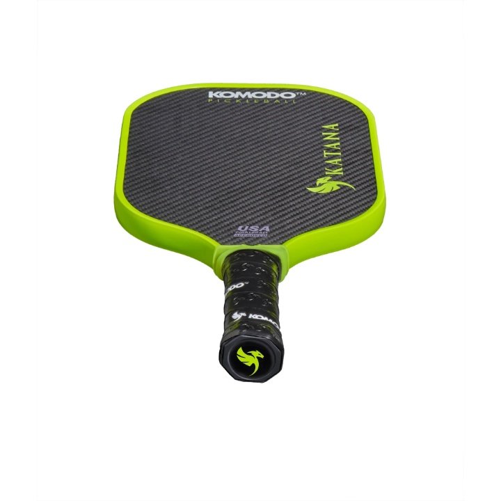 KOMODO KATANA — Pala pickleball verde Kevlar Pro, núcleo polipropileno 16mm 2