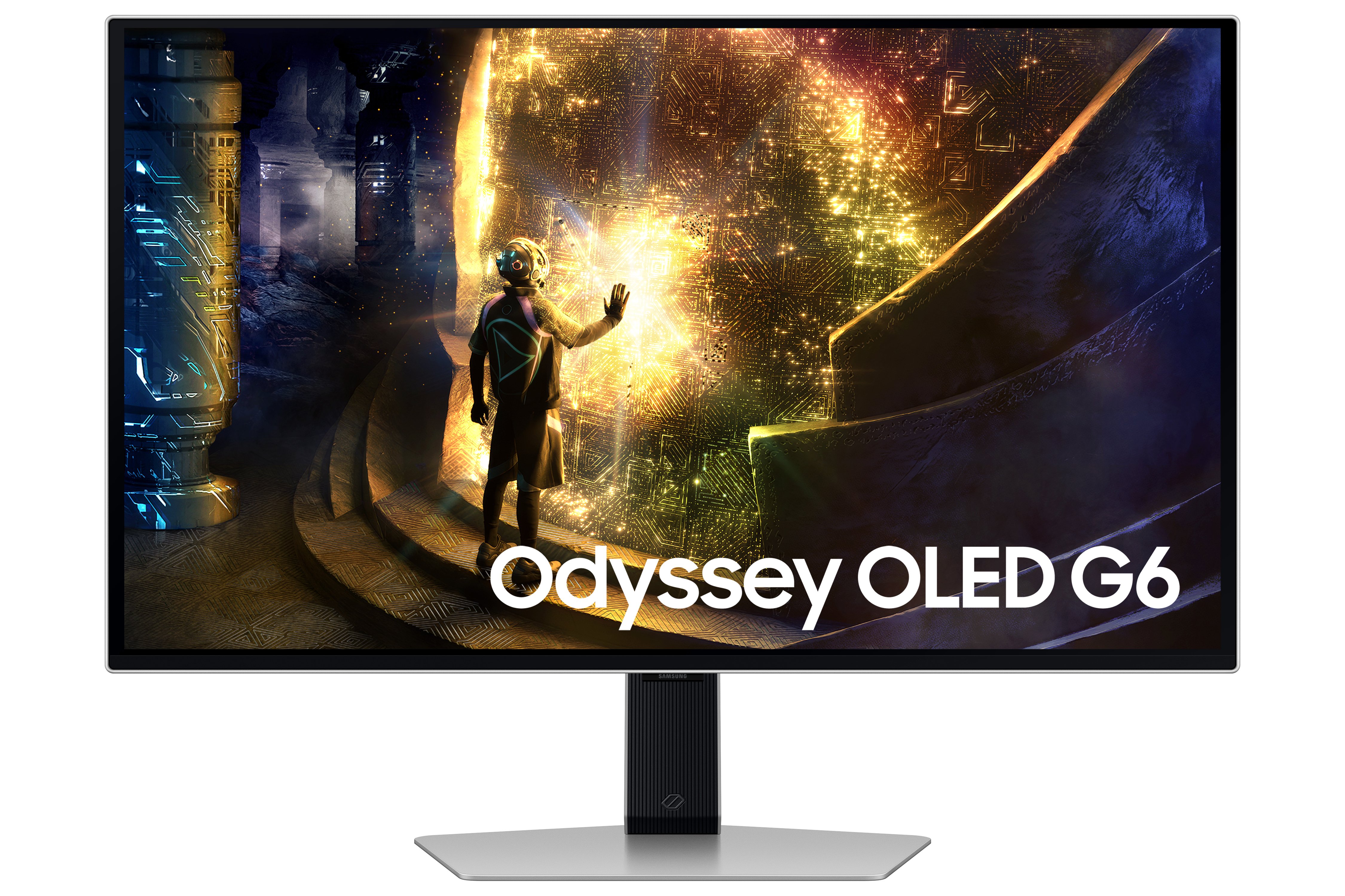 Monitor 27" DP HDMI USB LS27DG610SUXEN G61SD OLED QHD 240Hz 0.03MS VESA 100x100 Regulable Plata — vista detalle 1