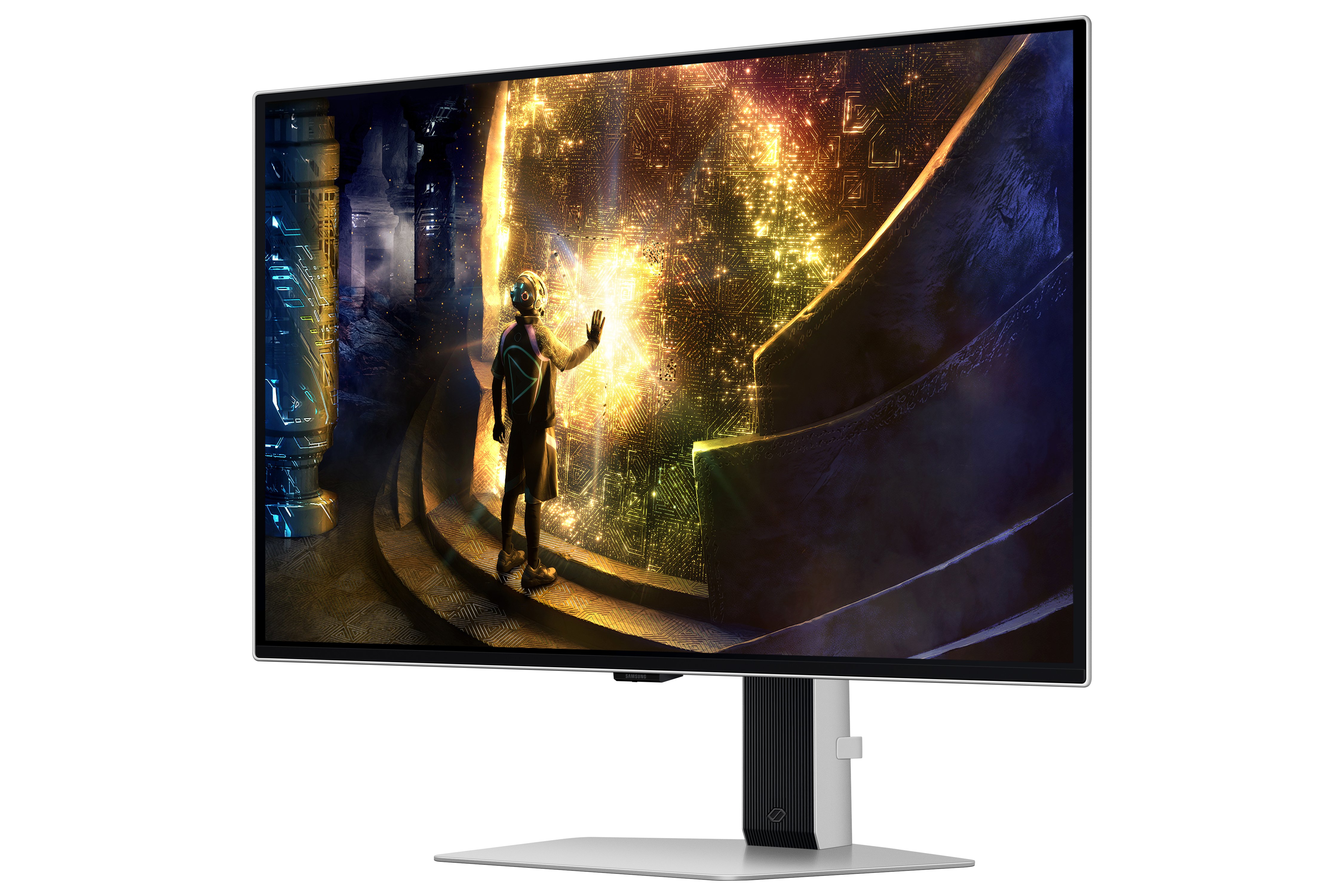 Monitor 27" DP HDMI USB LS27DG610SUXEN G61SD OLED QHD 240Hz 0.03MS VESA 100x100 Regulable Plata — vista detalle 2