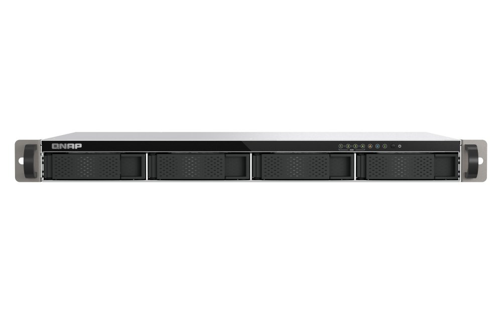 Servidor NAS QNAP TS-433EU 4G RAM en RACK 2x2.5Gb 1U — vista detalle 2