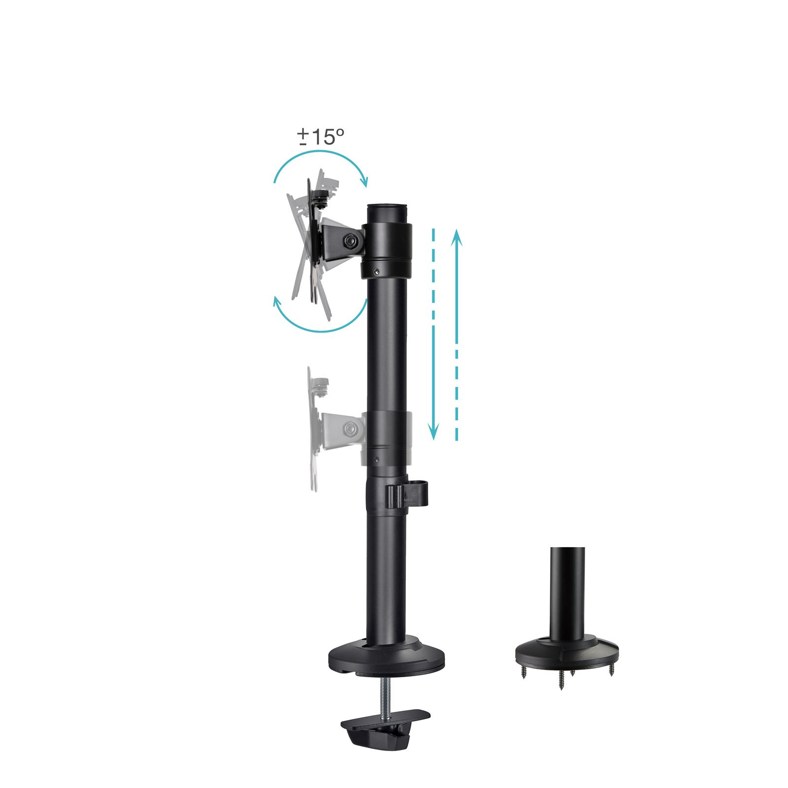 Soporte de Mesa DB1131TN-B 17"-32" Max 8KG VESA MAX. 100/100 Color Negro — vista detalle 1