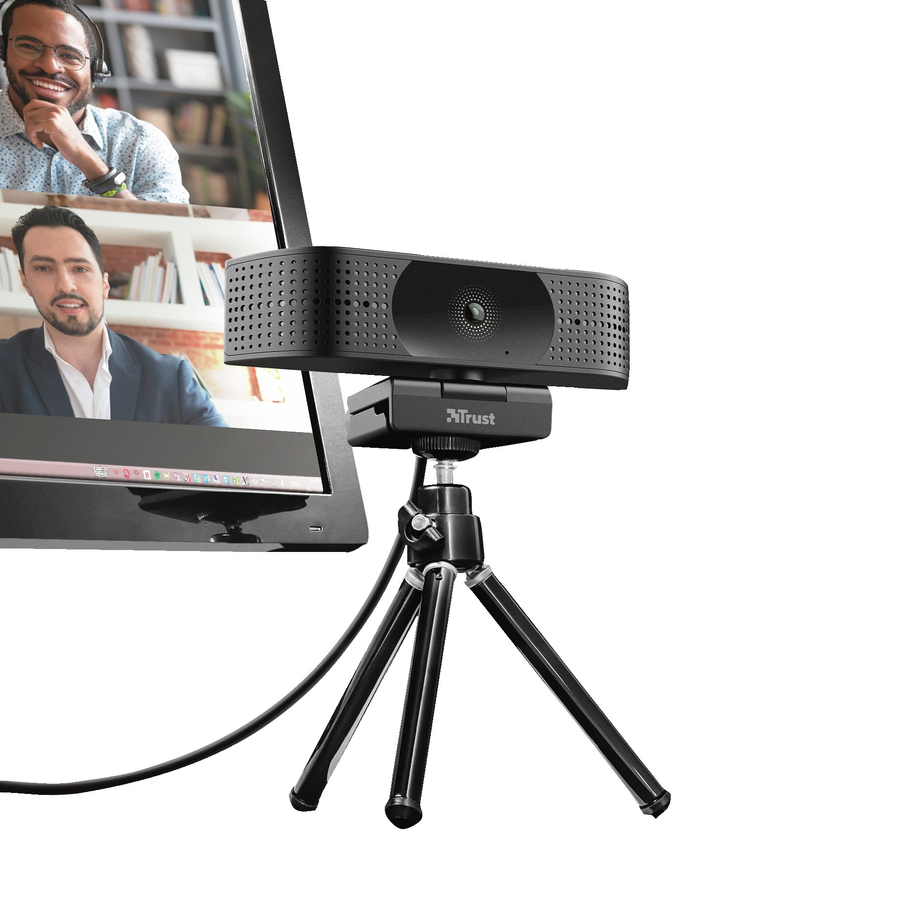 Webcam TEZA 4K UHD 3840X2160 30FPS FOV 74 Grados Autofocus Privacidad Negro 6