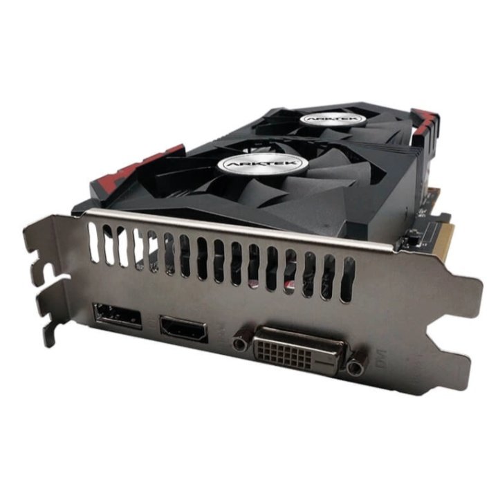 ARKTEK GeForce GTX 1050 Ti 4GB — Tarjeta gráfica GDDR5 con refrigeración Dual Fan 3