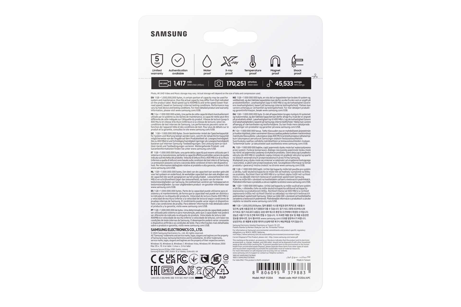 Memoria USB-C 512GB 3.1 MUF-512DA/APC 10