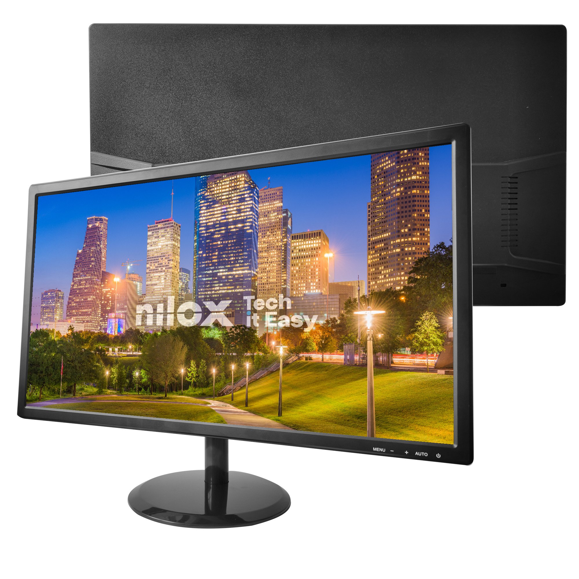 Monitor 19" HDMI VGA NXM19FHD02 HD 1366x768 60Hz 5MS 200cd/m² VESA 75x75 — vista detalle 2