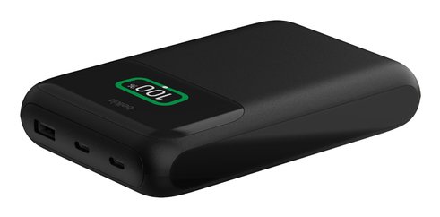 Powerbank BPB020btBK 20000mAh 65W 2xUSB-C PD 1xUSB-A Pantalla Digital Color Negro — vista detalle 2