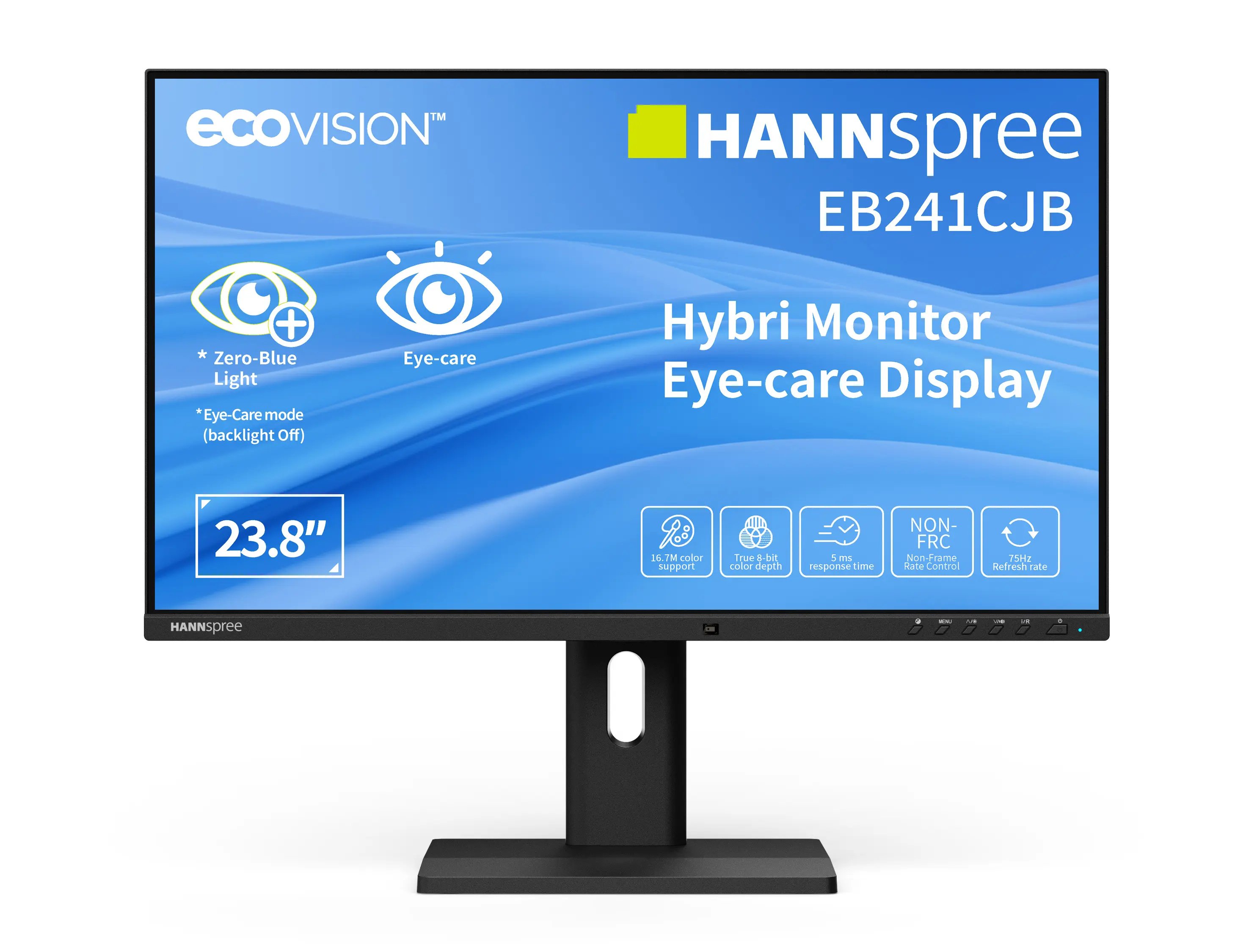 Monitor 23.8 USB-C DP HDMI Hannspree EB241CJB Hybri FHD 7...